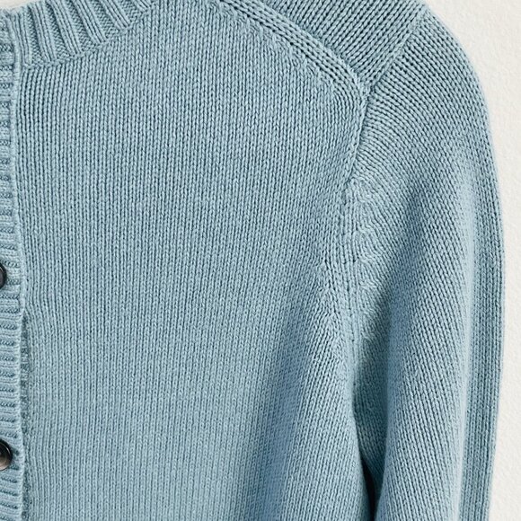 J. Jill Women's Sweater Blue thick knit pullover size S Winter warm blouse - Picture 4 of 8